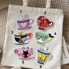 Alice In Wonderland Mad Hatter Teacup Embroidered Patch Collection