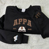 Appa Embroidered Sweatshirt black color 
