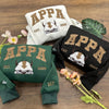 Appa embroidered sweatshirt collection in black white green