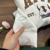 Appa Embroidered Sweatshirt white color