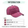 Unstructured Low Profile Cap Washed Cotton Adjustable Buckle Soft Fit