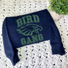 Navy Sweatshirt With Go Birds Eagles Embroidered Folded On Crochet