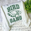 White Sweatshirt With Bird Gang Philadelphia Eagles Embroidered Folded