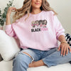 Pink Crewneck Featuring Adorable Blackpink Chibi Lineup Embroidery