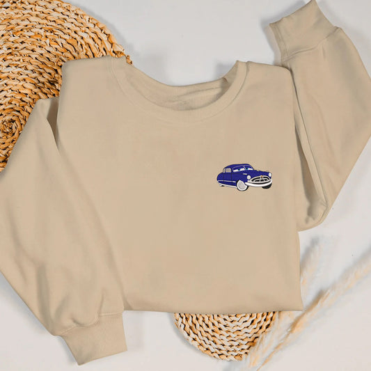 Cars Characters - Doc Hudson Embroidered Sweatshirt in Sand