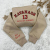 Kavanagh 13 Boys Of Tommen Crewneck, Red Bold Embroidery