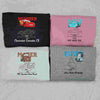 Folded Sweatshirts In Multiple Colors With Embroidered Cars Characters Blueprints