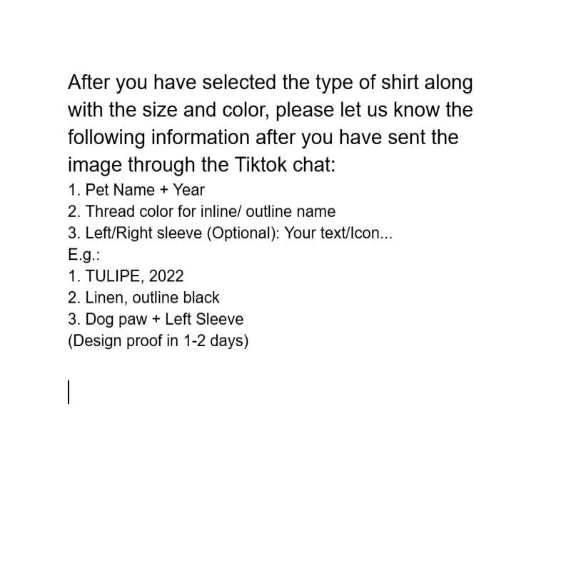 Fandom Request Text, Custom Pet Embroidery