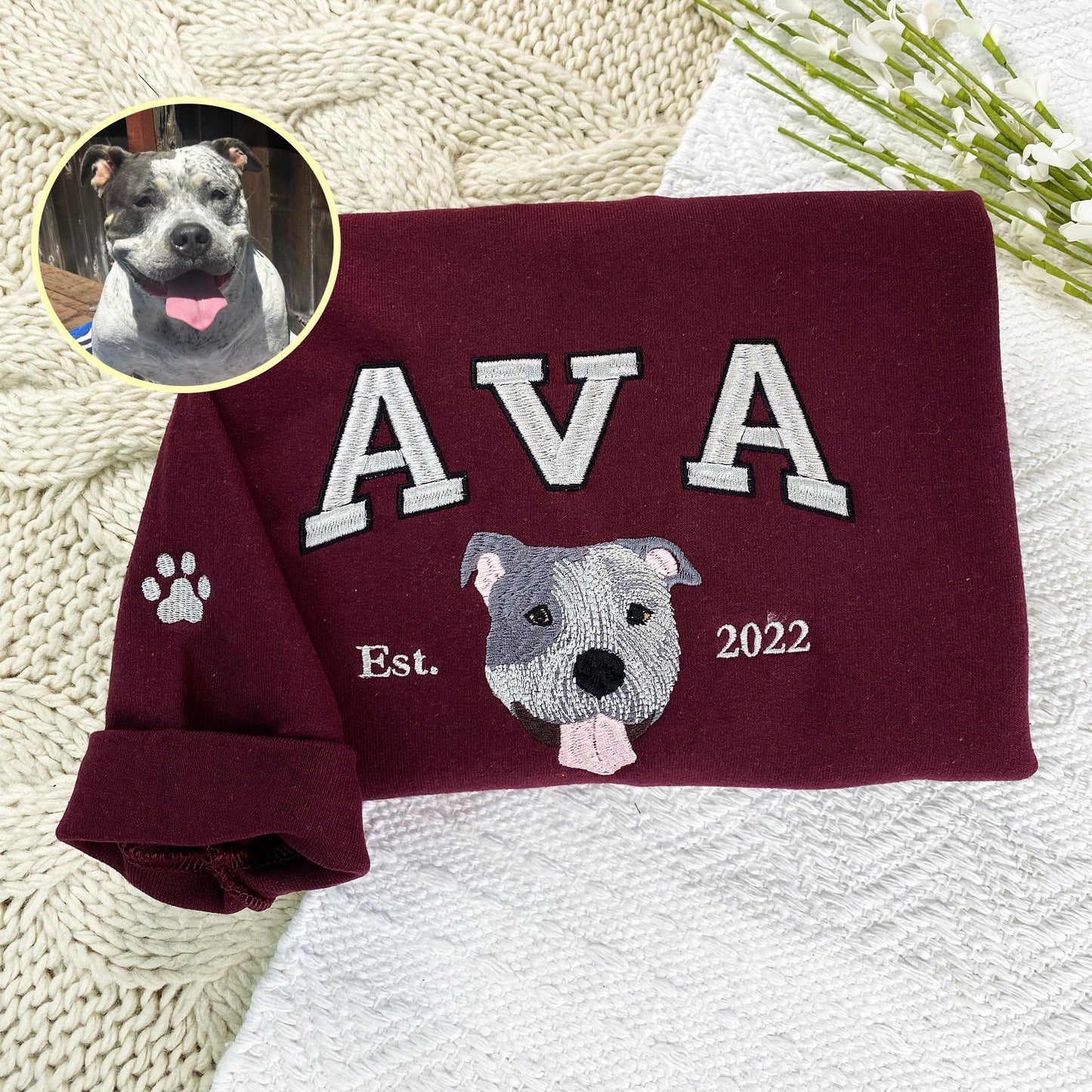 Ava EST 2022 Embroidered Sweatshirt