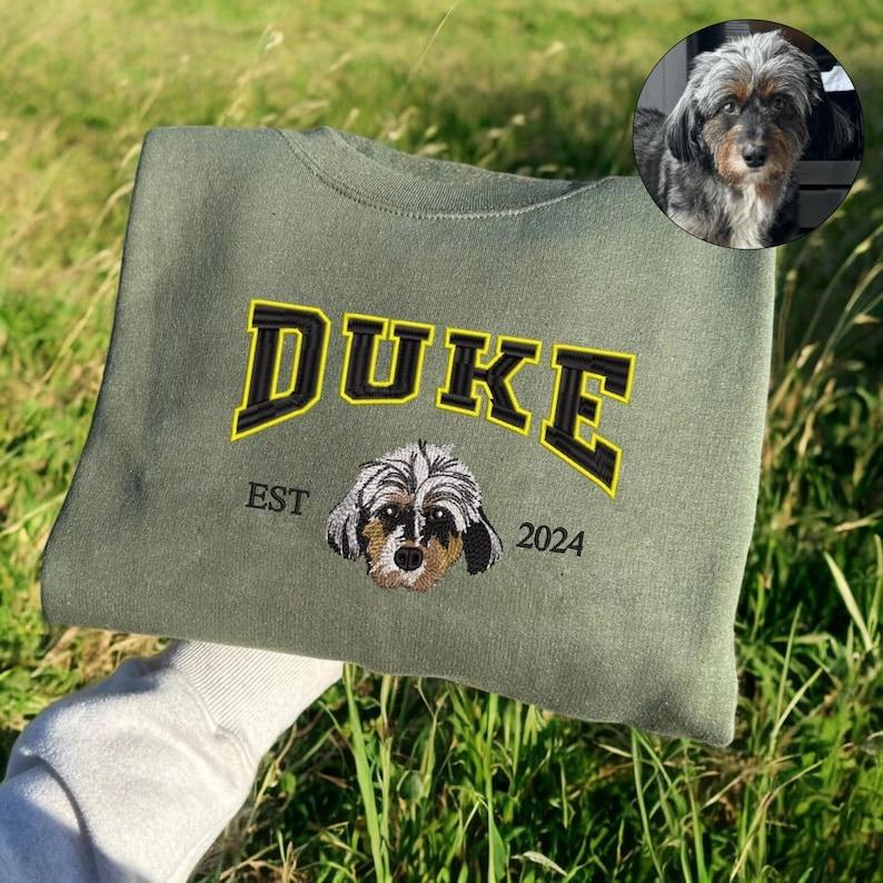 Duke EST 2024 Embroidered Sweatshirt