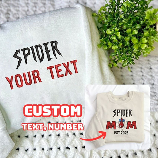 Custom Text, Number Embroidered Sweatshirt