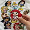Hand Holding Cute Chibi Ariel Patch With Red Hair, Seashell
