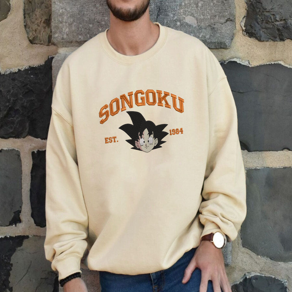 Songoku Embroidered Sweatshirt