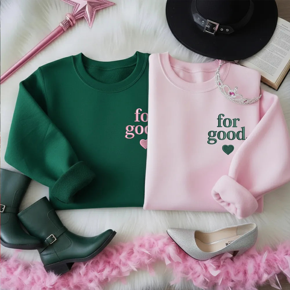 For Good Wicked Embroidered Sweatshirt