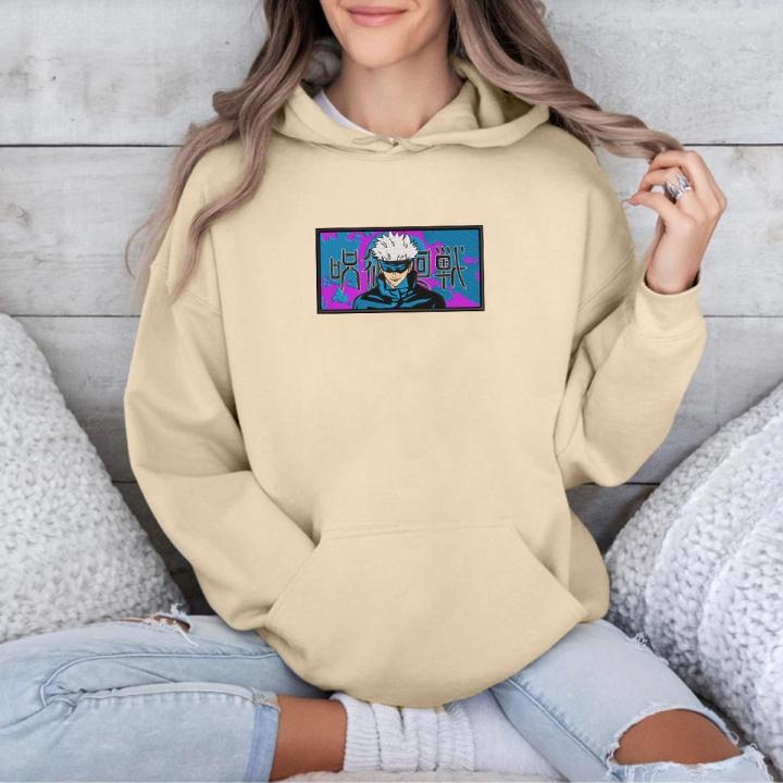 Sand Gojo Satoru Embroidered Sweatshirt