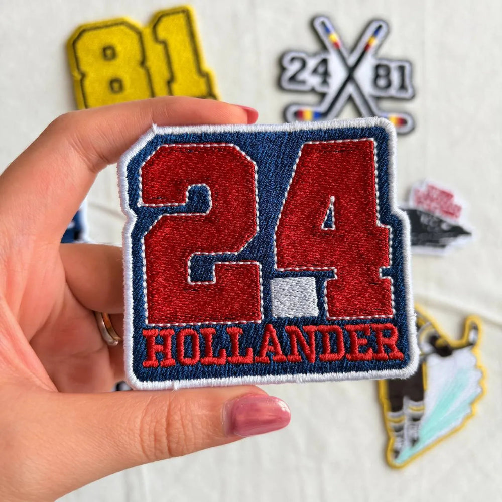 Luxurious Hollander 24 Patch Red Blue Detailed Soft Wearable