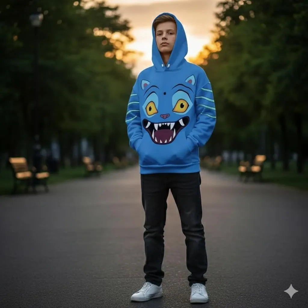 Derpy Tiger Costume Hoodie & Jogger,Sussy Demon Hunters Cosplay Hoodie,Derpy the Tiger and Bird 3D Hoodie, Kpop Demon Hunter Outfits