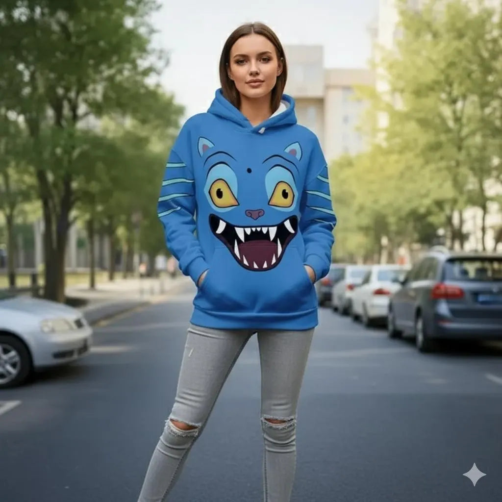 Derpy Tiger Costume Hoodie & Jogger,Sussy Demon Hunters Cosplay Hoodie,Derpy the Tiger and Bird 3D Hoodie, Kpop Demon Hunter Outfits