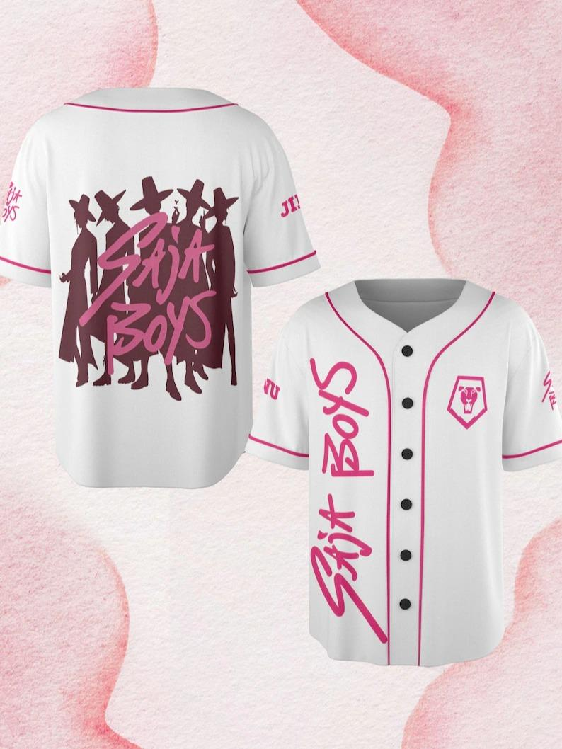 Saja Boys Baseball Jersey | Kpop Demon Hunters Shirt | Jinu Saja Kpop Merch