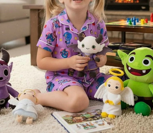 Huntrix Pajama set for Youth, Demon Hunters set, Huntrix Girls sleepwear, Mira Rumi Joey set, Demon Hunter cosplay, Gift For Kpop PSJ531