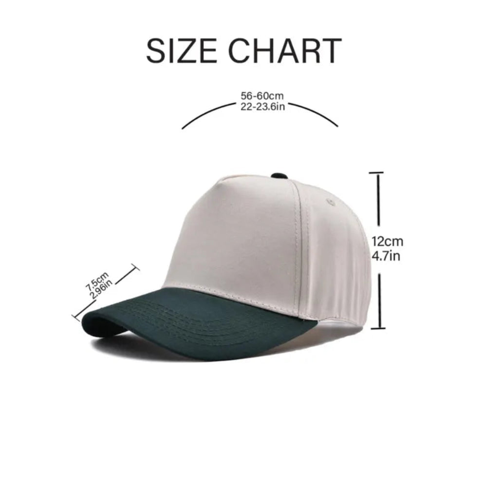 Trucker Cap Size Chart 56-60Cm Circumference Adjustable Soft Comfort Fit