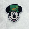Mickey St Patricks Day Embroidered Patch With Lucky Hat