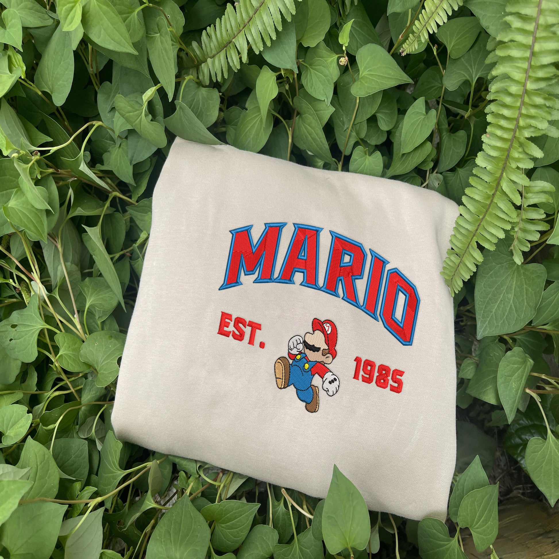Mario Embroidered Sweatshirt