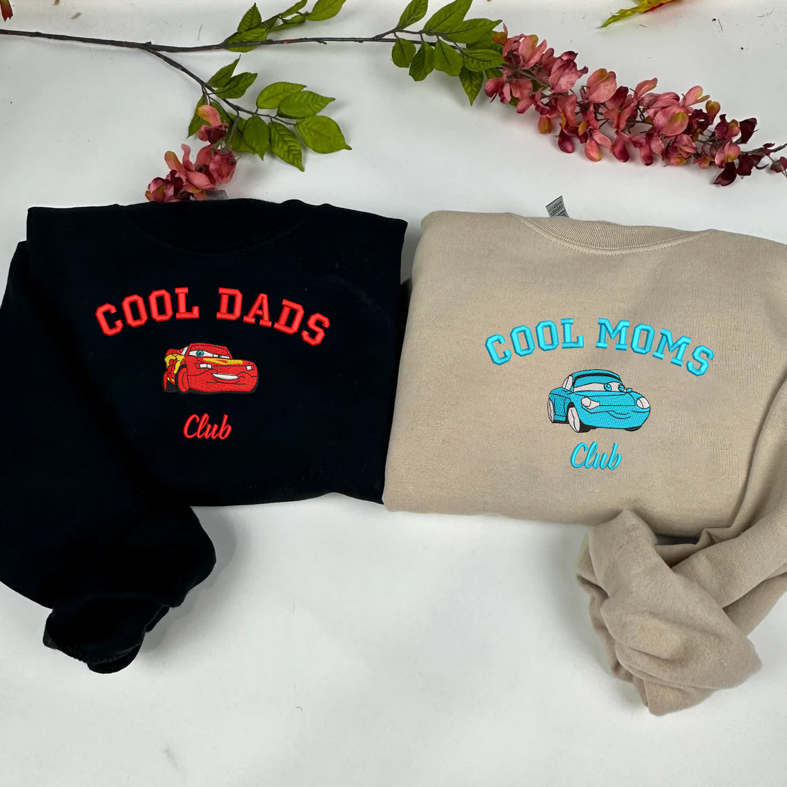 Couples Embroidered Sweatshirt