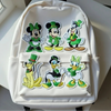 Backpack Decorated With Adorable Minnie Mickey Goofy Pluto, Daisy Patches
