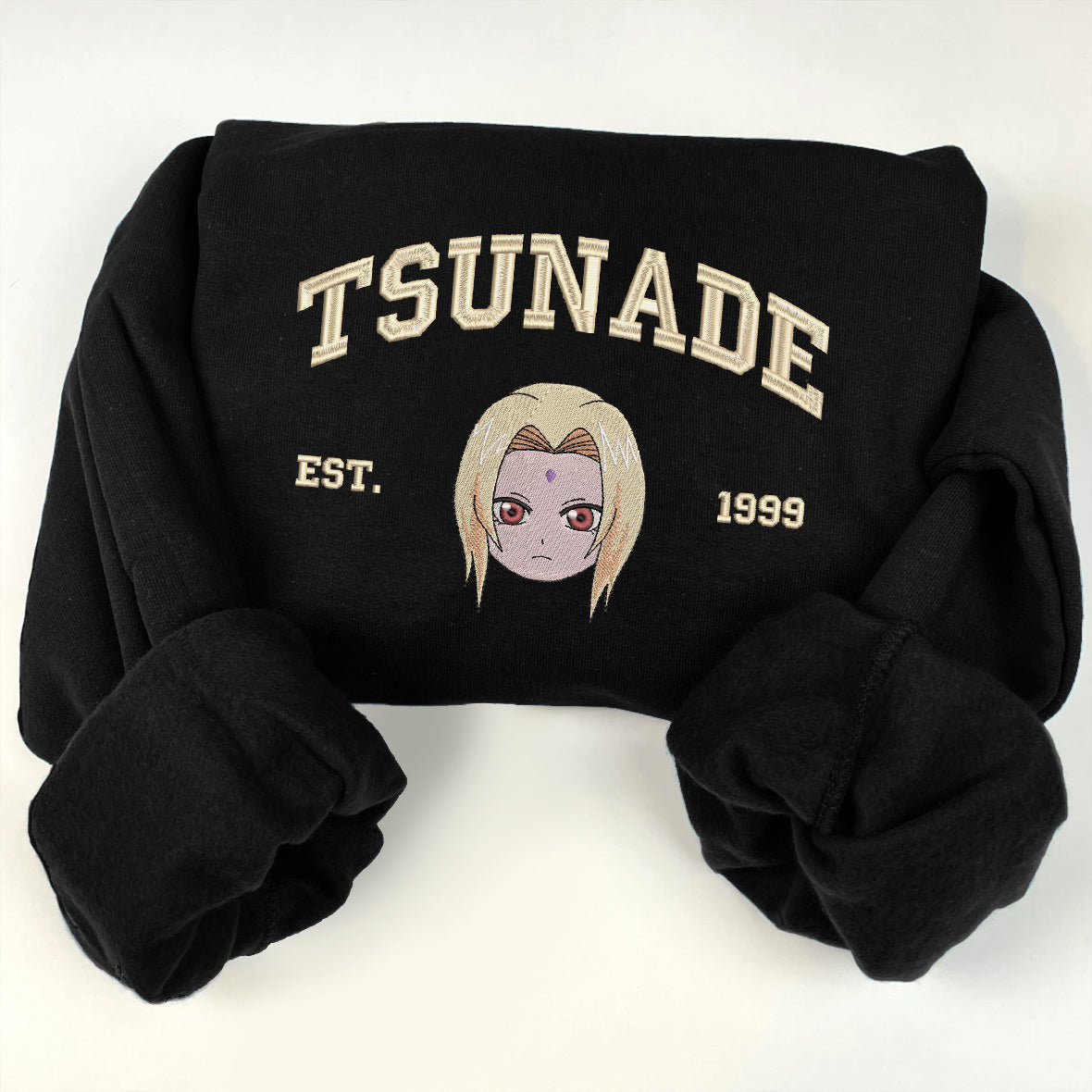 Black Tsunade Embroidered Sweatshirt