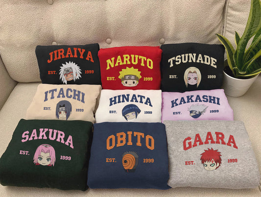 Anime Embroidered Collection