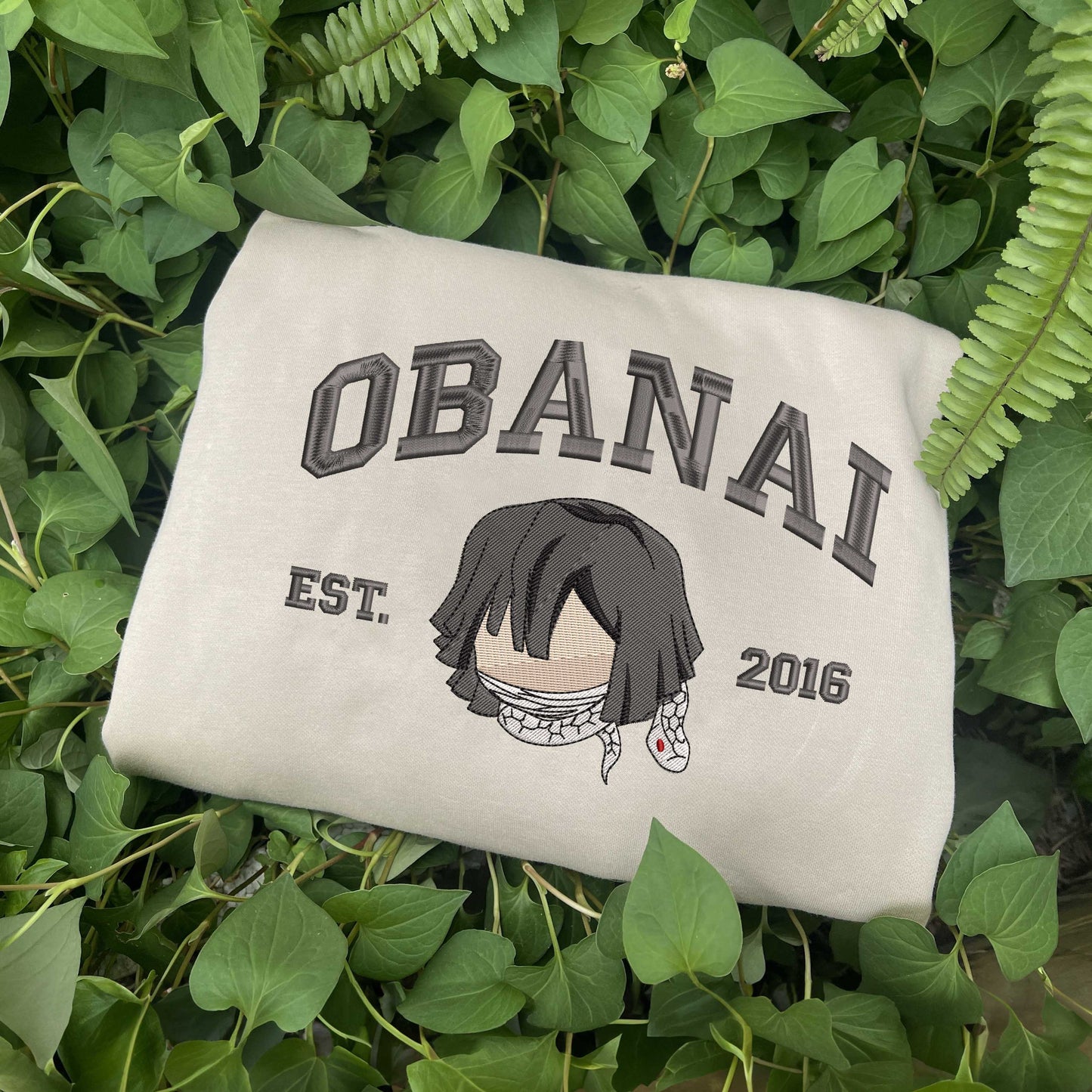 Sand  Obanai Embroidered Sweatshirt