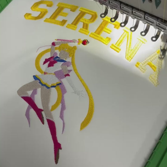 Video Sailor Moon Embroidered Shirt