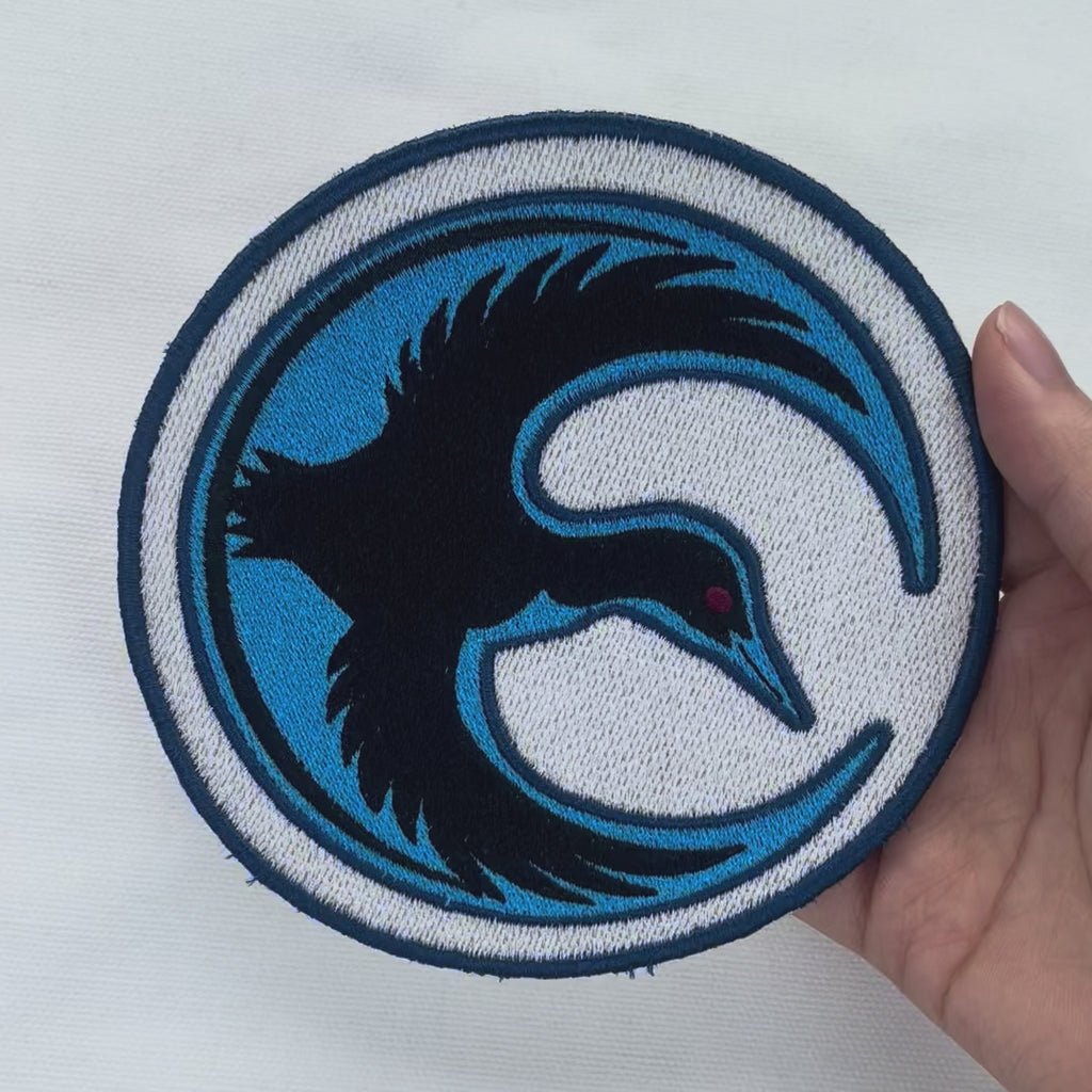 Video Rebel Loon Embroidered Patch Minnesota