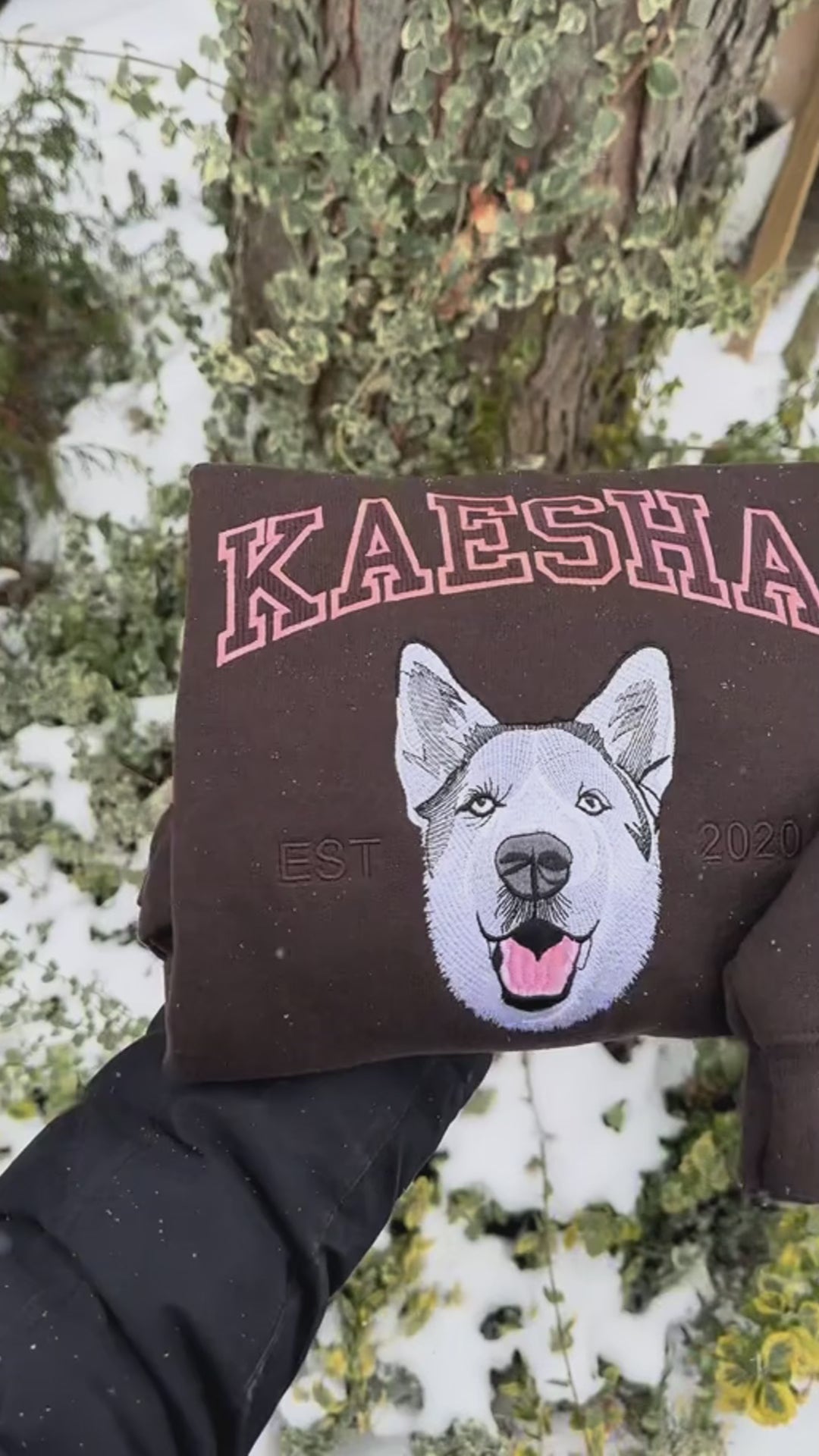 Pet Custom Embroidered Sweatshirt