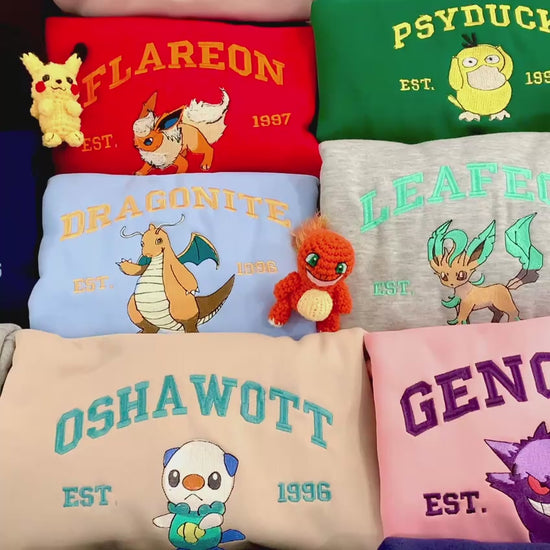 Video Pokemon Embroidered Shirt
