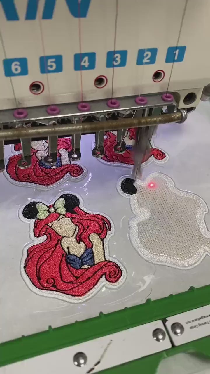 Video Disney Balloon Embroidered Patch Set