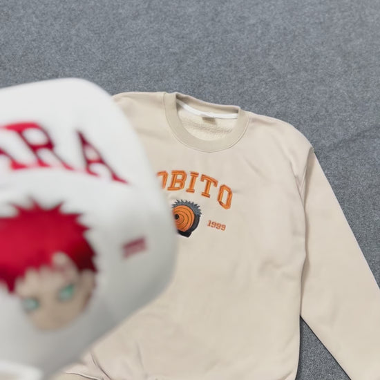 Anime Embroidered Sweatshirt