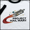 Close-Up Of Detailed Project Hail Mary Rocket And Text Embroidery 