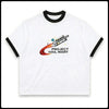 Boxy T-Shirt With Ringer Neck, Project Hail Mary Rocket Embroidery