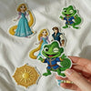 Hand Holding Adorable Pascal Chameleon Patch With Wink 