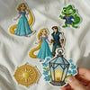 Hand Holding Beautiful Lantern Patch With Flowers And Glowing Candle