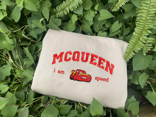Lightning Mcqueen Embroidered Shirt, Gift For Fans Of The Cars Movie