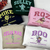 Embroidered Monsters, Inc Characters Sweatshirt, Monsters University Shirt