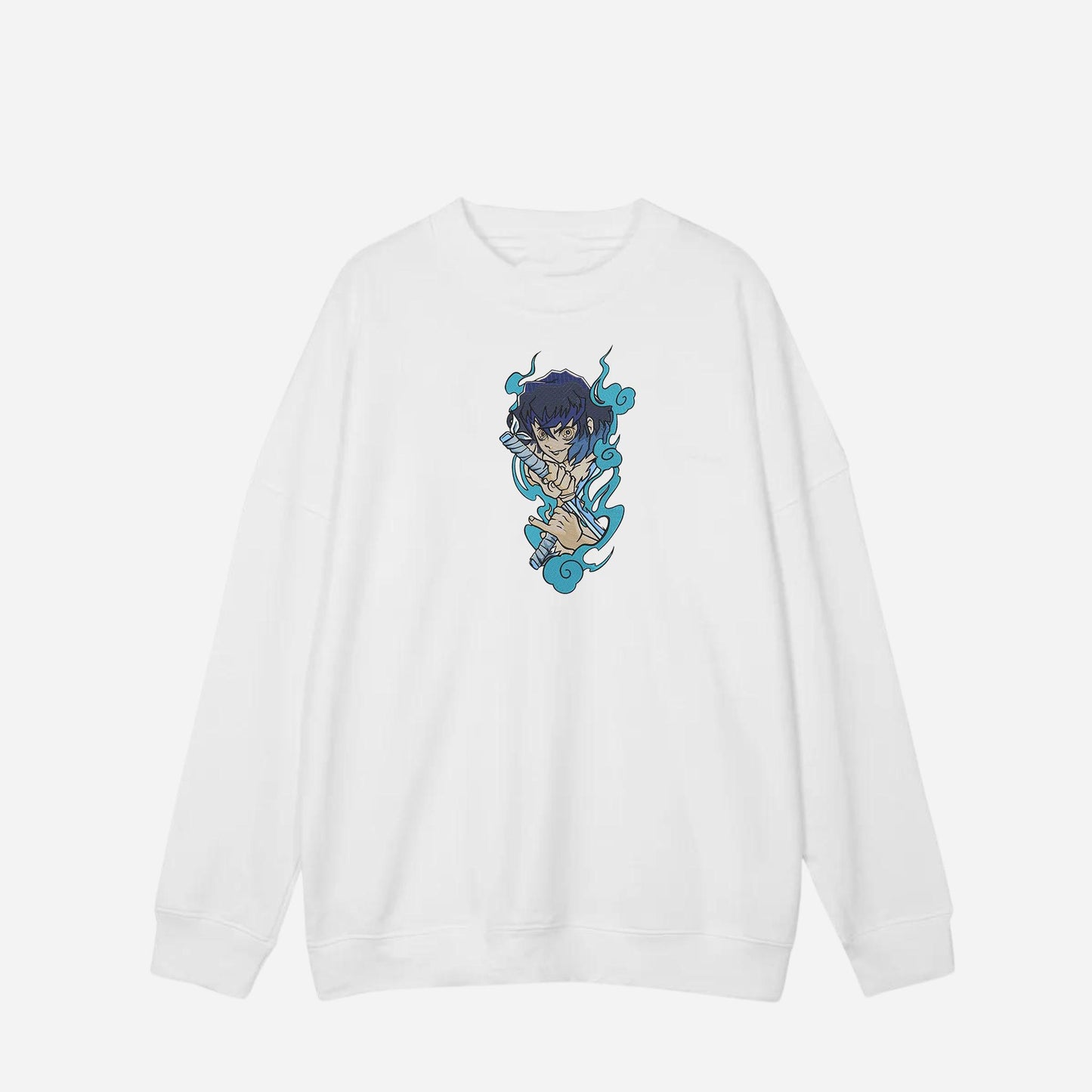 Embroidered Inosuke Sweatshirt, Demon Slayer Shirt