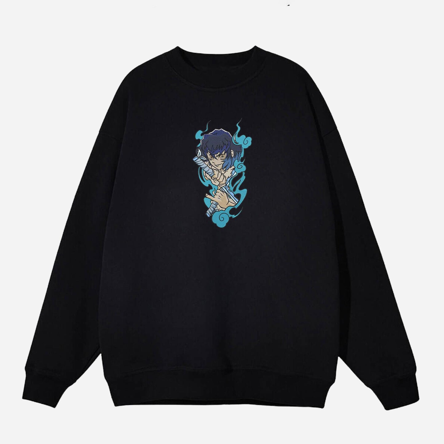 Embroidered Inosuke Sweatshirt, Demon Slayer Shirt