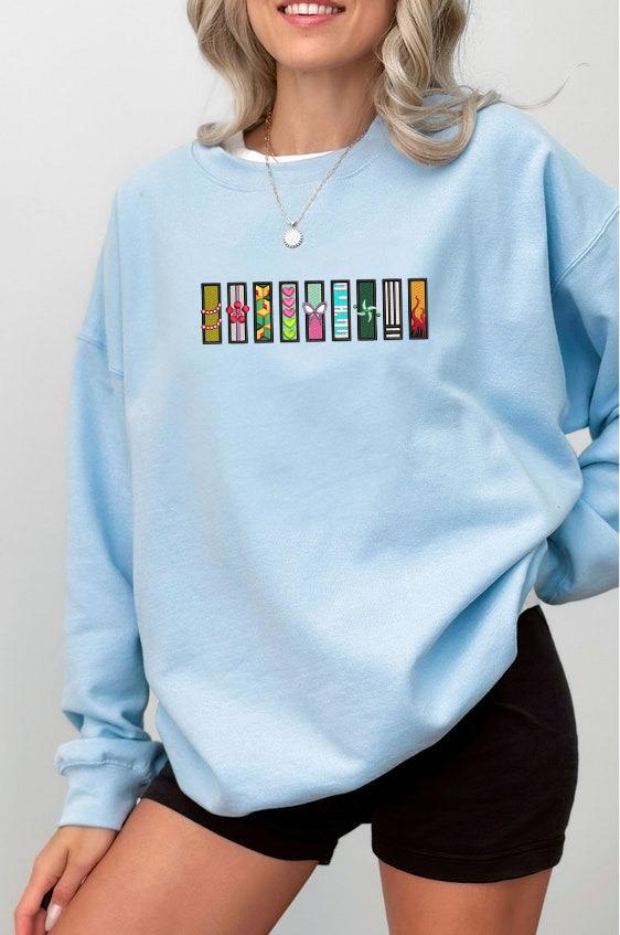 Embroidered Hashira Symbols Sweatshirt, Demon Slayer Shirt