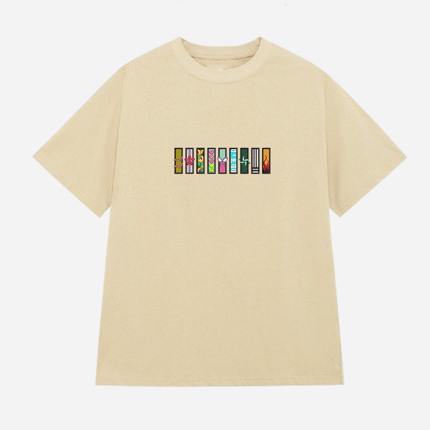 Embroidered Hashira Symbols Sweatshirt, Demon Slayer Shirt