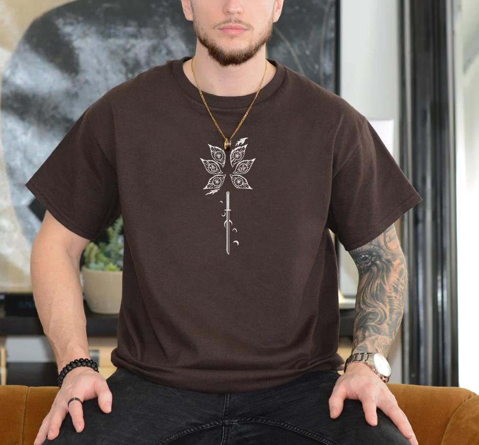 Embroidered Kokushibo-Inspired Sweatshirt, Demon Slayer Shirt