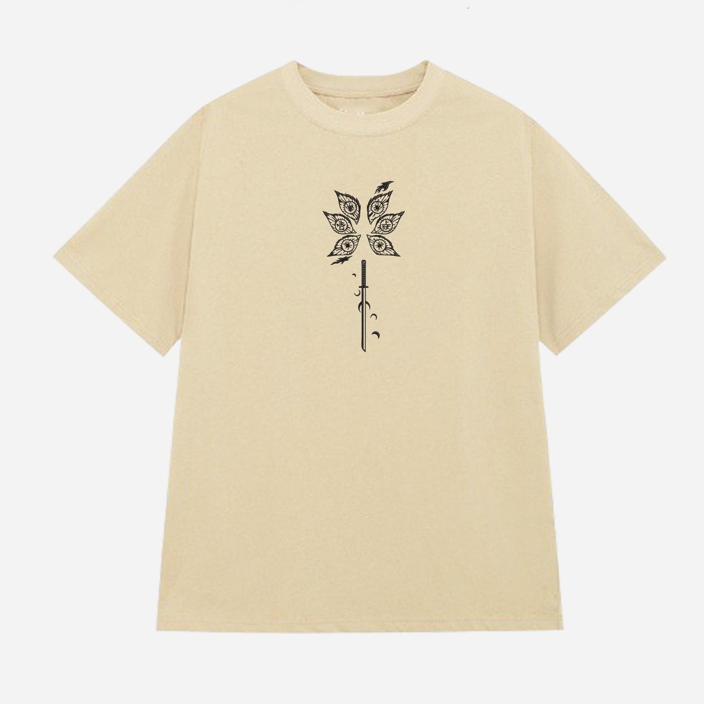 Embroidered Kokushibo-Inspired Sweatshirt, Demon Slayer Shirt